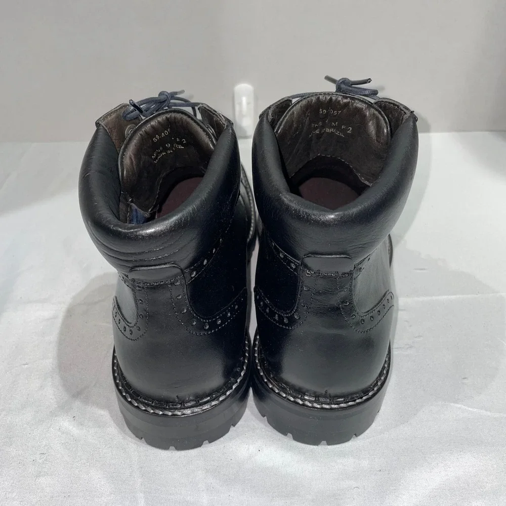Johnston‎ & Murphy Men's Garrison Brogue Cap Toe Boots Size 9 M 59-4057
